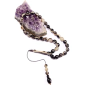 Beyzi Kesim 11x9 mm Bufolo Boynuzu  Sistem Püsküllü Tesbih thumbnail 2