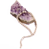 925 Ayar Sığırcık Kesim 7x7 mm Gümüş Tesbih 22,10 GRAM - 2
