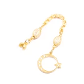 Özel Seri Zirkon Taşlı Gümüş Püskül 4,5 Cm 4,39 Gram - 1