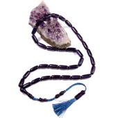 Kapsül Kesim 18x18 mm Koleksiyonluk Simli Katalin  Saray Püsküllü Tesbih thumbnail 2