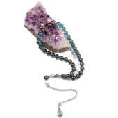 Küre Kesim 8x8 mm Bilek Boy Ateş Kehribar Sistem Püsküllü Tesbih thumbnail 2