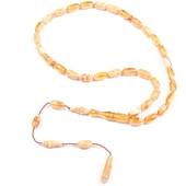 Kapsül Kesim 10x6 mm Özel Seri Sistem Püskül Sıkma Kehribar Tesbih thumbnail 1