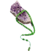 Kapsül Kesim 8x6 mm Bilek Boy Sıkma Kehribar Sistem Püsküllü Tesbih thumbnail 2