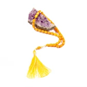 Kapsül Kesim 11x9 mm Simli Katalin  Tesbih thumbnail 2