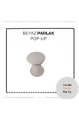 İZ YAPI RENKLİ LAVABO POP UP + SİFON PARLAK BEYAZ - 2