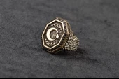 Ayyıldız Gümüş Yüzük 14,70 Gram - 2