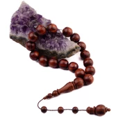 Efe Boy Küre Kesim 14x14 mm Sistem Püsküllü Ağaç Tesbih thumbnail 2