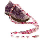 Kapsül Kesim 12x8 mm Parçacıklı Uçak Camı Sistem Püsküllü Tesbih thumbnail 2