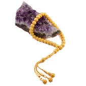 1000 Ayar Kazaz Tekerlek Kesim 9x7 mm 34.95 Gram Gümüş Tesbih thumbnail 2