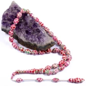 Özel Seri Arpa Kesim 12x8 mm Katalin Sistem Püsküllü Tesbih thumbnail 2