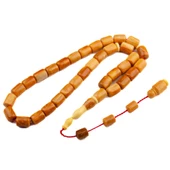 Usta İşi Majöng İmameli Kesme Kesim 12x9 mm Sistem Püsküllü Kuka Tesbih thumbnail 1