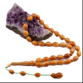 Özel Seri Usta İşi Arpa Kesim 13x10 mm Kuka Sistem Püsküllü Tesbih thumbnail 2