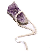 Sığırcık Kesim 8x8 mm Deve Kemiği Sistem Püsküllü Tesbih thumbnail 2