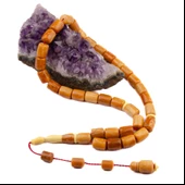 Usta İşi Majöng İmameli Kesme Kesim 12x9 mm Sistem Püsküllü Kuka Tesbih thumbnail 2