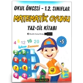 Okul Öncesi ve 1.2. Sınıflar Matematik Oyunu Yaz-SİL Kitabı - 1
