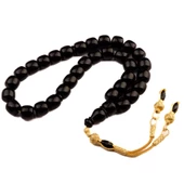 Özel Seri Fıçı Kesim 12x11 mm Gümüş Kazaz Püsküllü Sıkma Kehribar Tesbih thumbnail 1