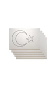 SINIF SETİ- (20 ADET) TÜRK BAYRAĞI BOYAMA SETİ- 17,5 x25 cm TUVAL + 3 BOYA + 1 FIRÇA- CUMHURİYET - 3