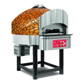 Empero EMP.SPO.04-GB-NG Gazlı Döner Tabanlı Pizza Fırını 6 Pizza Kapasitel - Altın, Siyah, Doğalgazlı - 1
