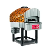 Empero EMP.SPO.04-GB-LPG Gazlı Döner Tabanlı Pizza Fırını 6 Pizza Kapasitel - Altın, Siyah LPG'li - 1