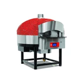Empero EMP.SPO.02-D-RB-NG Dijital Gazlı Döner Taban Pizza Fırını 9 Pizza Kapasiteli - Kırmızı, Siyah Doğalgazlı - 1