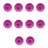 Kullan At Parti Davet Sunum Servis Plastik Sert Mika Tabak - 26 Cm. - Pembe - 6 Adetlik 10 Paket thumbnail 1