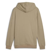 Puma Ess Big Logo Hoodie Erkek Bej Kapüşonlu Sweatshirt - 586689 13 - 2