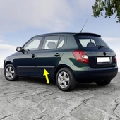 Skoda Fabia 2 2007-2010 Sol Arka Kapı Çıtası Düz 5J0853753 thumbnail 1