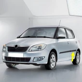 Skoda Fabia 2011-2014 Sol Arka Kapı Çıtası Düz 5J6853753 - 1