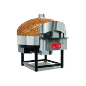Empero EMP.SPO.02-GB-NG Gazlı Döner Tabanlı Pizza Fırını 9 Pizza Kapasiteli - Altın, Siyah Doğalgazlı - 1