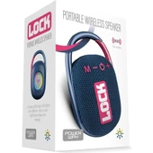 Powerway Lock Kırmızı Taşınabilir Bluetooth Hoparlör Ses Bombası Kilit Özellikli - 3