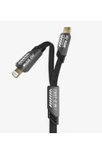 K475 Mecha Stil 120cm 65W+20W USB-C ? Type-C + Lightning PD Hızlı Şarj Y-KablosuUyumlu - 1