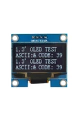 1.3 Inch I2c Mavi Oled Lcd Modül Ssh1106 Dc 3.3v 5v 128x64 Pixel Grafik Lcd Display Ekran thumbnail 1