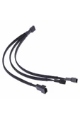 1 to 3 Çoğaltıcı 25cm Fan Uzatma Kablosu Y Tip 4 Pin 3 Pin Bilgisayar Kasa Anakart Ekran Kartı thumbnail 6