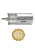 12v 620rpm Jga25-370 Redüktörlü Dc Motor Metal Dişli Yüksek Tork Kuvvet 25mm Robot Oyuncak thumbnail 4