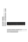 16 Pin Tek Sıra Dişi Header 180 Derece 1x16 Pin 2.54mm Soket Konnektör Breadboard Pcb Devre Bağlantı thumbnail 3