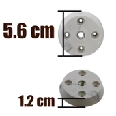 4 Adet Düz Beyaz Zigon Sehpa Ayağı Tabanı Mobilya Masa Açılı Orta Sehpa Ayak Bağlantı Aparatı thumbnail 8