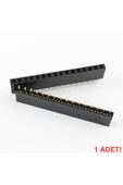 16 Pin Tek Sıra Dişi Header 180 Derece 1x16 Pin 2.54mm Soket Konnektör Breadboard Pcb Devre Bağlantı thumbnail 6