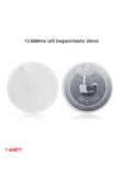 13.56mhz Uıd Değiştirilebilir 25mm Rfid Etiket Nfc Okunabilir Yazılabilir Göstergeç 13.56 Mhz thumbnail 1