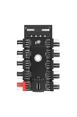 10lu Fan Kontrol Kartı Fan Çoklayıcı 4pin 3pin Pwm Fan Hub 10port - 5