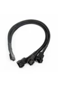1 to 3 Çoğaltıcı 25cm Fan Uzatma Kablosu Y Tip 4 Pin 3 Pin Bilgisayar Kasa Anakart Ekran Kartı thumbnail 3