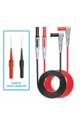 1 Çift P1033 Multimetre Probu 4mm Banana Tip Soket 1000v 10a Catııı 1 Mt Kablo Voltmetre Avometre thumbnail 3