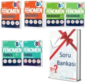 Fenomen 8. Sınıf Soru Bankası seti 6 Kitap+ Hediye Karaağaç Deneme - 1