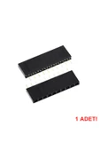 10 Pin Tek Sıra Dişi Header 180 Derece 1x10 Pin 2.54mm Soket Konnektör Breadboard Pcb Devre Bağlantı thumbnail 6