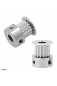 Gt2 16 Diş Alüminyum Kasnak 5mm Delik Çapı 6mm Kayış Zamanlayıcı Doğrusal Haraket Pozisyonlayıcı - 8
