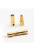 5 Çift 3.5mm Altın Kaplama Banana Dişi Erkek Soket 40a Pil Batarya Lion Bullet Plug - 5