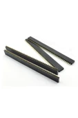 4 Adet 1x40 Pin Dişi Header Tek Sıra 2.54mm 180 Derece Kesilebilir Bölünebilir thumbnail 4