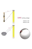 3w 60x8mm Soğuk Beyaz Şerit Led Modül Aluminyum Pcb Cob Şerit Led Floresan Lamba Aydınlatma Işık - 5