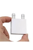 4x4cm Sıvı Su Aluminyum Soğutucu Blok Bilgisayar Cpu Grafik Gpu Anakart Xbox Lazer Kafa Soğutma Fan thumbnail 2