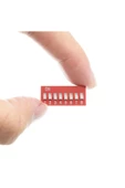 8li Dip Switch 8 Pin Kırmızı Anahtar Açık Kapalı Seçim Adres Ayar On Off Bağlantı thumbnail 2