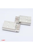 Usb Type A Erkek Soket Lehimlenebilir 4 Pin Diy Tip A Elektronik Devre Cihaz Usb 2.0 Konnektör thumbnail 2